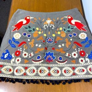 Altar’d state embroidered design skirt